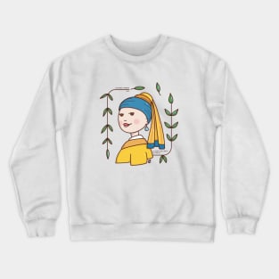 Girl with the pearl earring MS Crewneck Sweatshirt